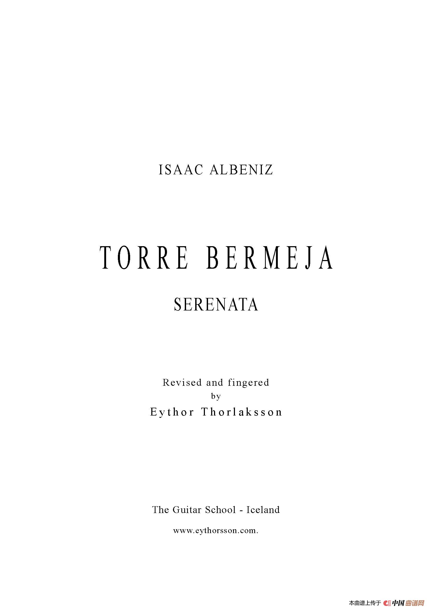 Torre Bermeja(Serenata)-1（古典吉他）(1)_原文件名：001.jpg