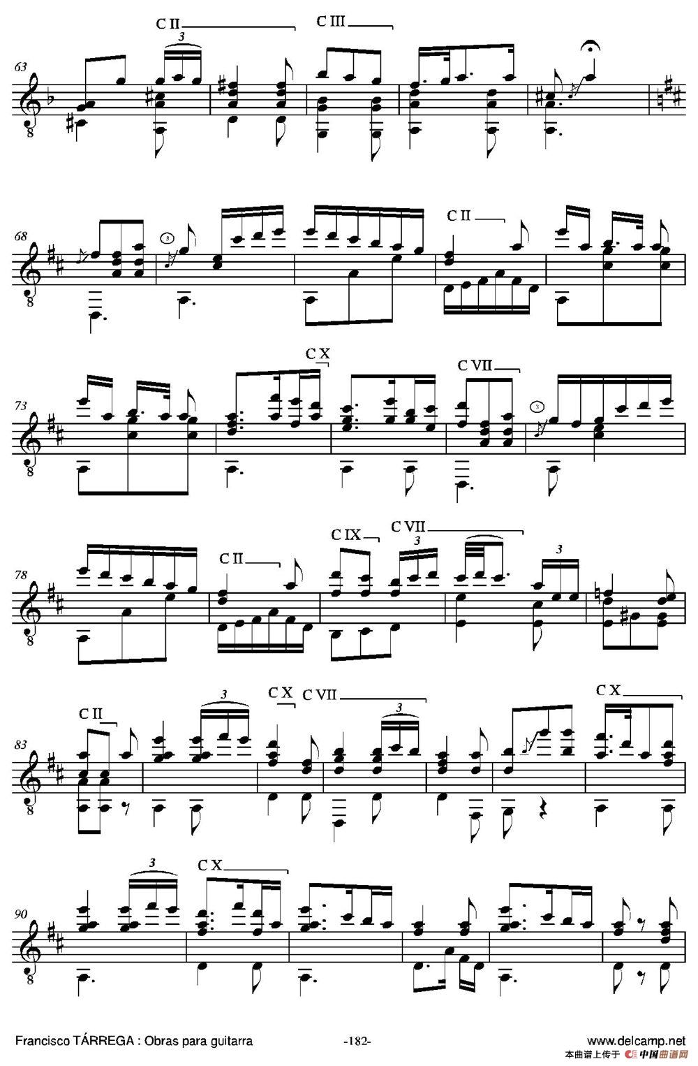 FANTASIA(Sobre motivos de la Zarzuela Marina de Juan Emilio Arrieta)（古典吉他）(1)_原文件名：184.jpg