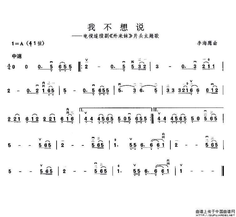 我不想说（电视剧《外来妹》片头曲）(1)_原文件名：我不想说1.gif